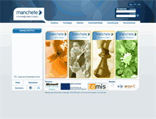 Tablet Screenshot of manchete.pt